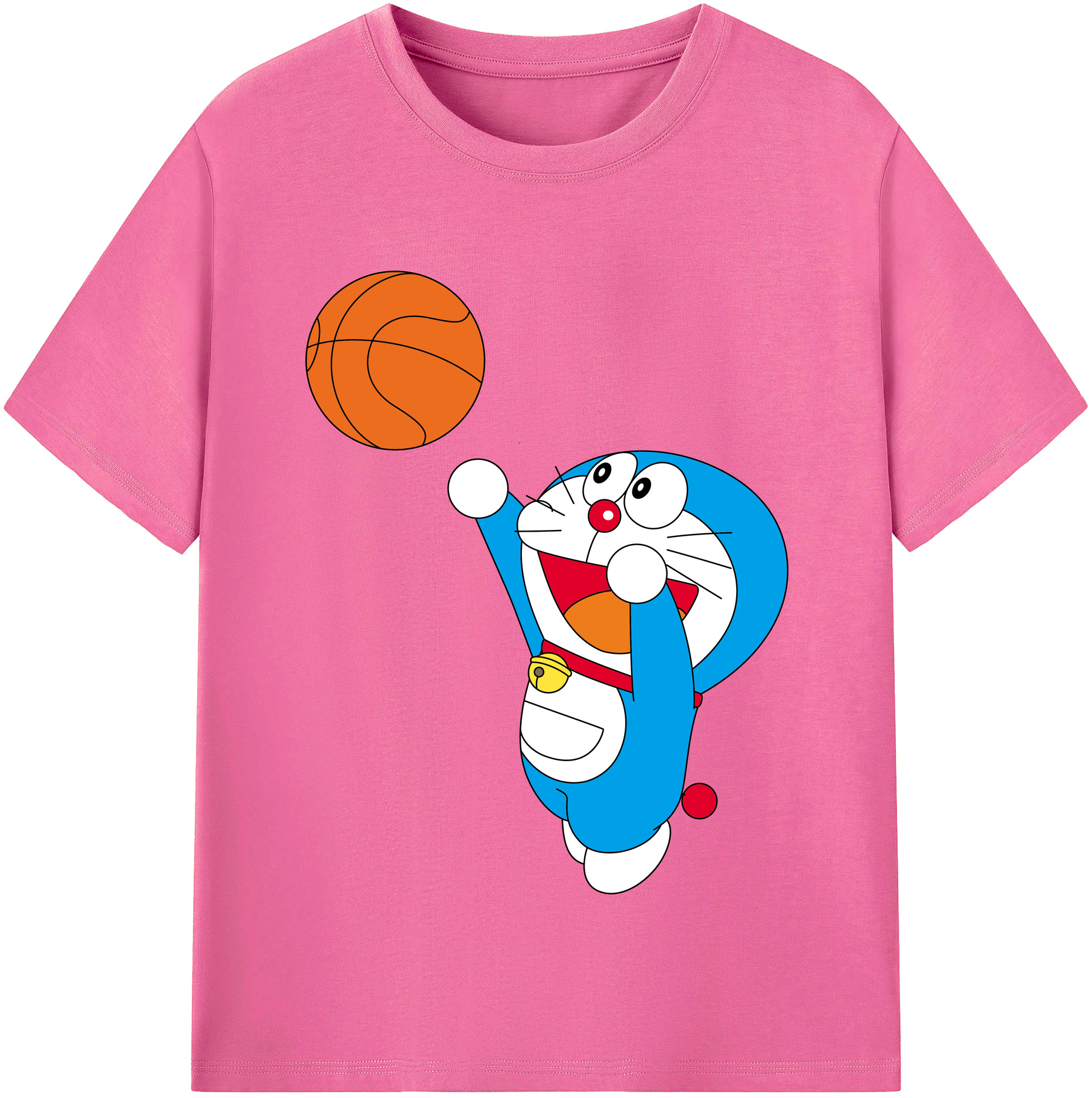 （画像用） ドラえもん Doraemon レディースカジュアルプリントTシャツ（綿100％）